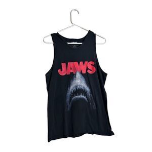 JAWS Black Tank Top Size Medium
